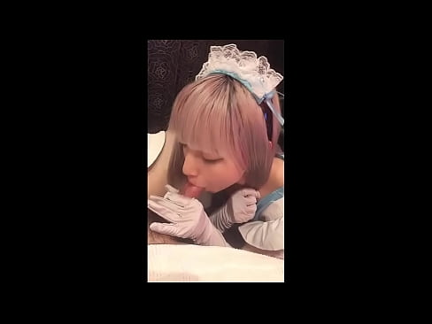 ❤️ Japanese Idol [mayuka], French maid costume, part 1, blowjob and jerk off with lotion ❤❌ Fuck video at us